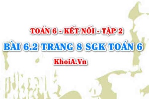 Bài 6.2 trang 8 Toán 6 tập 2 Kết nối tri thức
